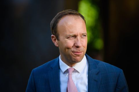 So seriös sah man Matt Hancock noch vor wenigen Wochen