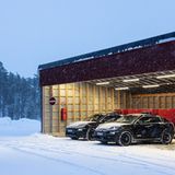 Kältetests des Porsche Macan
