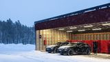 Kältetests des Porsche Macan
