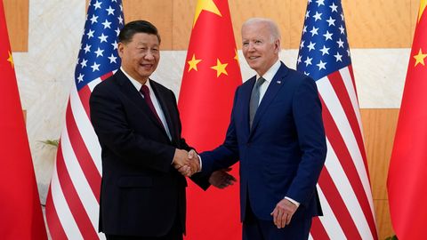 Chinas Staatschef Xi Jinping und US-Präsident Joe Biden treffen sich auf Bali