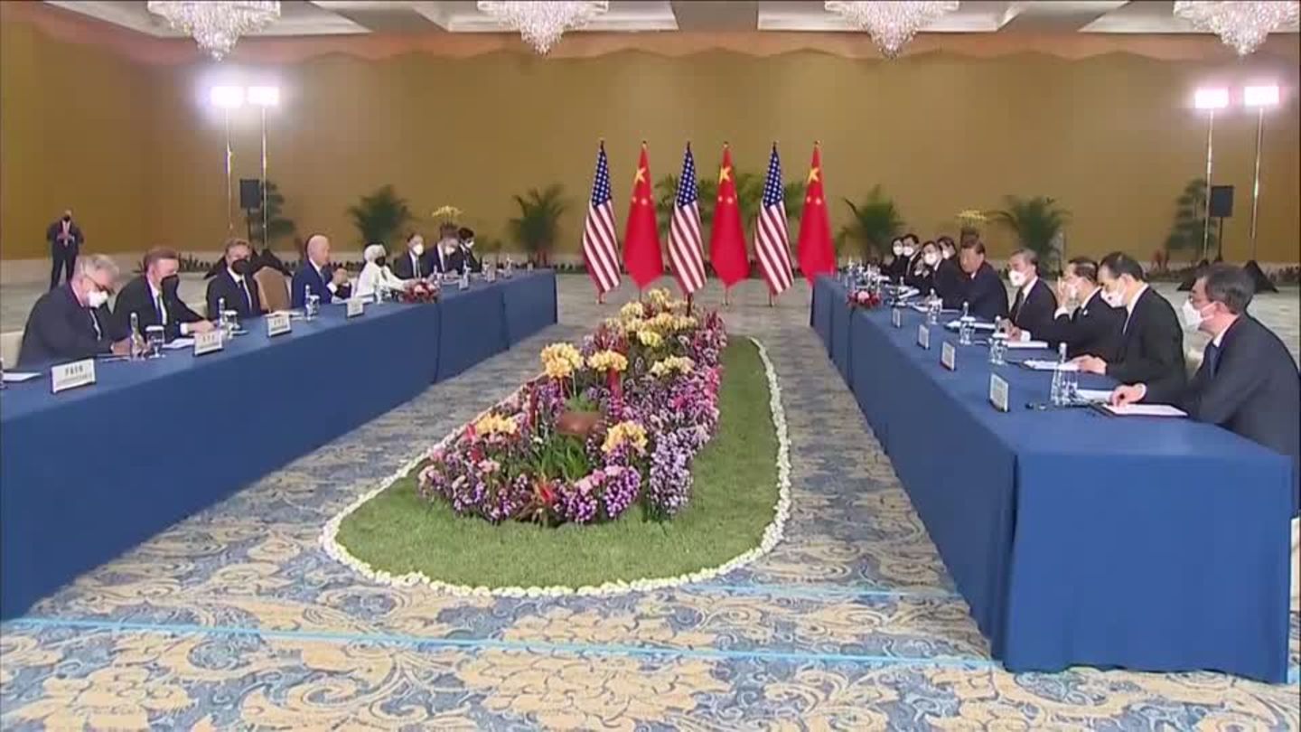 Video: Xi und Biden räumen Konflikte nicht aus