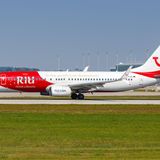 Boeing 737-800 Flugzeug der Tui Riu Hotels