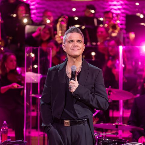 Robbie Williams, 48, am Dienstag in Hamburg
