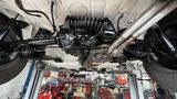Der Unterboden des Mercedes W108