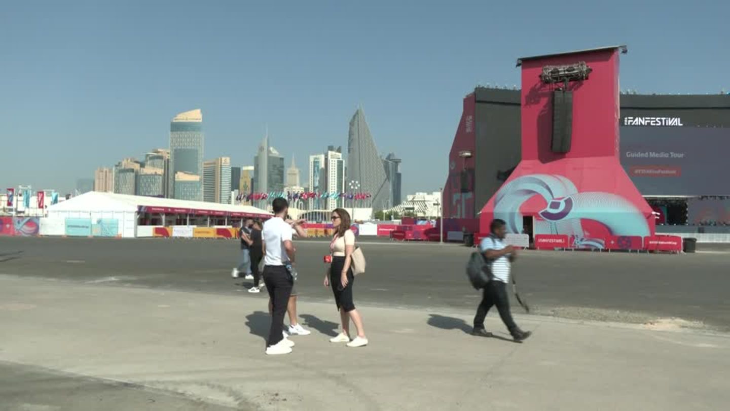 Football World Cup 2022: Fan zone in Qatar offers expensive beer and great heat