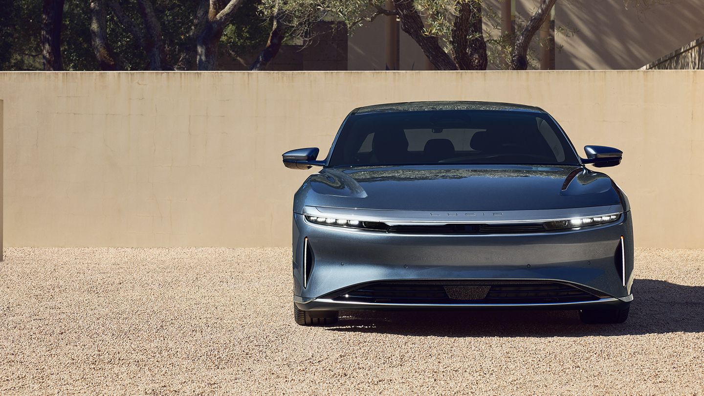Der Lucid Pure soll in 15 Minuten Strom für rund 320 Kilometer Reichweite laden können