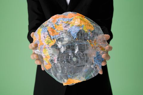 Platte Weltkugel: Ist die Globalisierung am Ende?