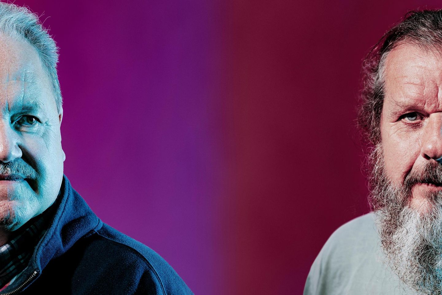 Portraits von Detlef Kowalewski und Kommissar Dieter Beutel