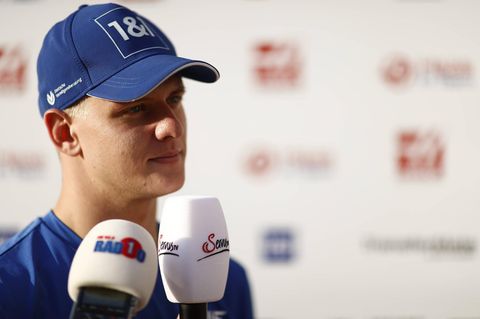 Mick Schumacher während des GP von Abu Dhabi am  17. November in Abu Dhabi