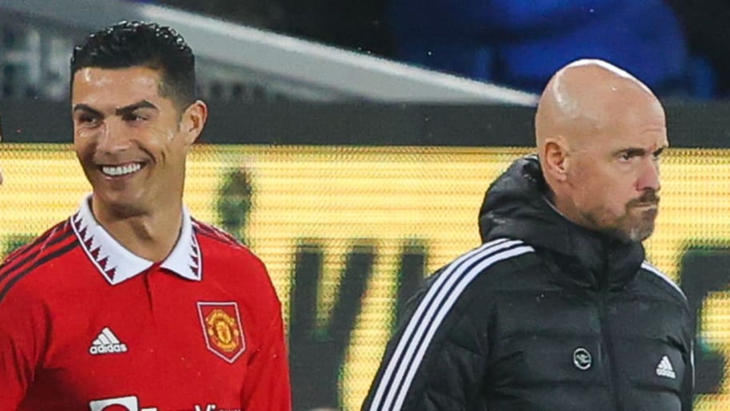 Cristiano Ronaldo, Erik ten Hag, Anthony Taylor