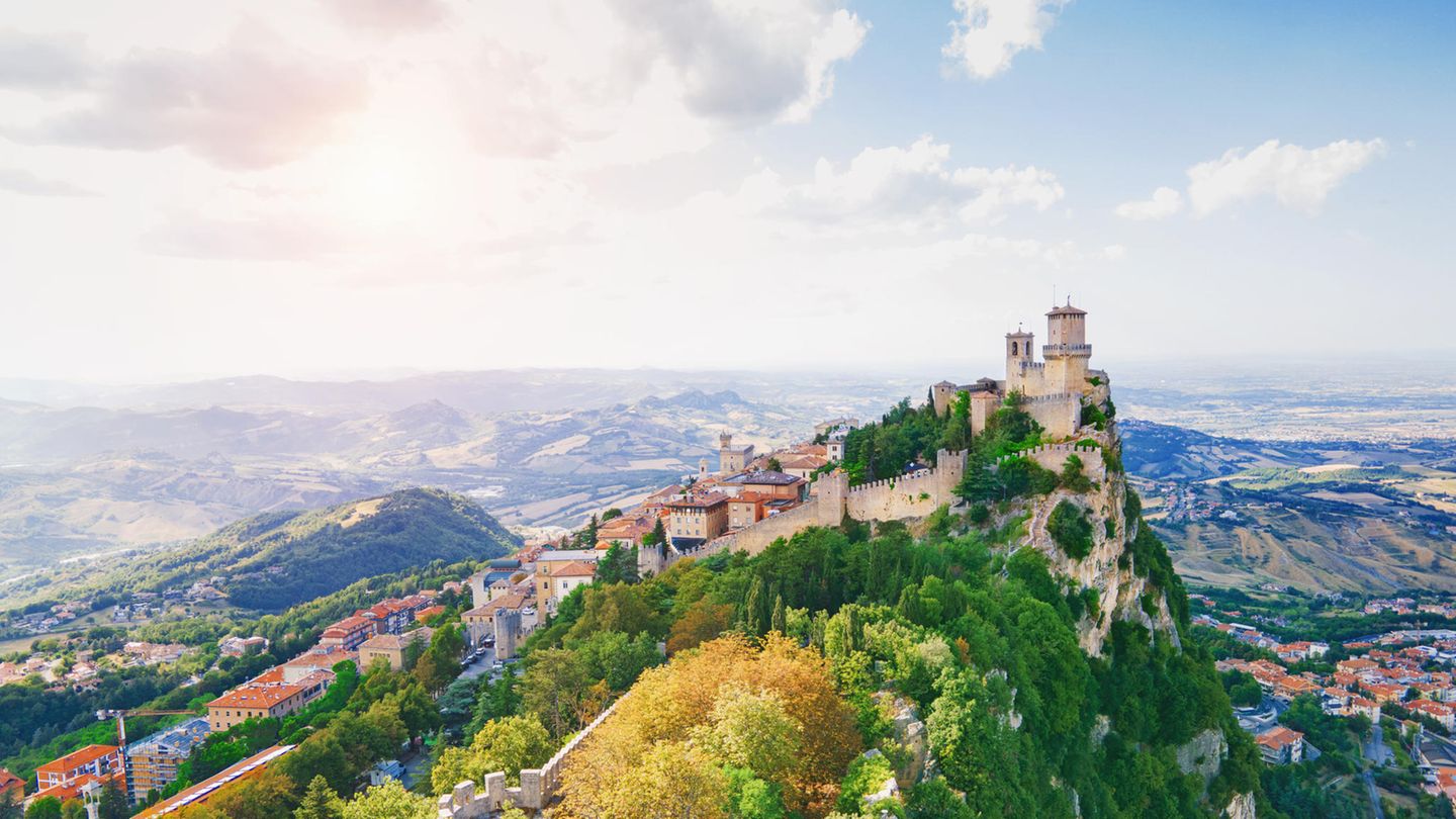 Rocca della Guaita, die älteste Festung von San Marino Rocca della Guaita, die älteste Festung von San Marino