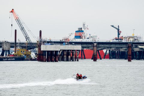 LNG-Terminal Wilhelmshaven. Es gibt wieder mehr Gas