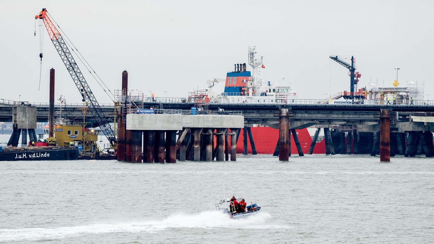 LNG-Terminal Wilhelmshaven. Es gibt wieder mehr Gas