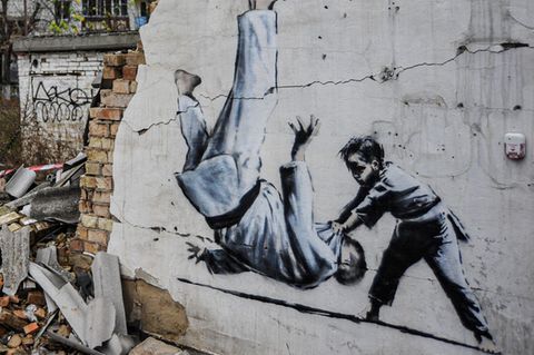 Banksy in der Ukraine