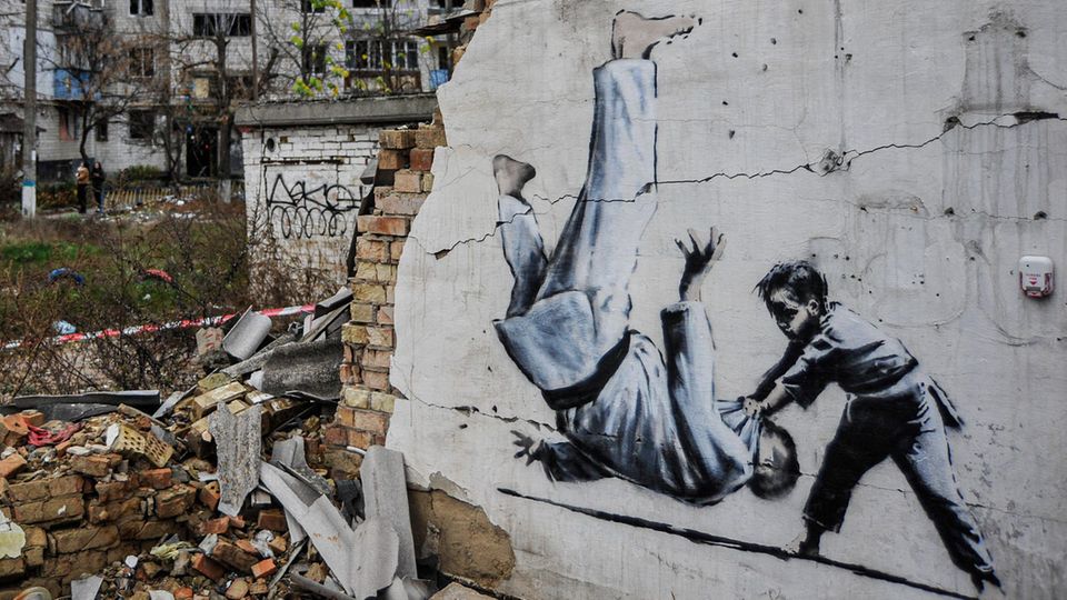Banksy in der Ukraine