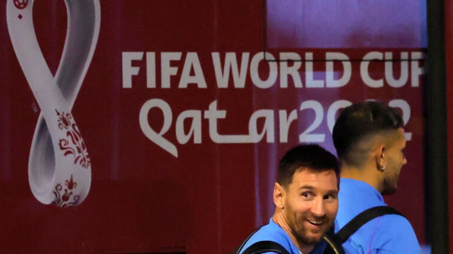 Welt und Katar - Argentinien - Messi Welt und Katar - Argentinien - Messi