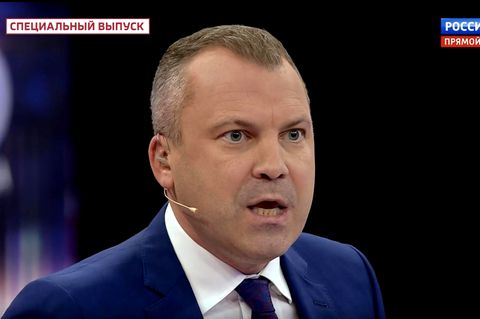 Russland: Moderator Jewgeni Popow außer sich