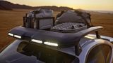 Als Zubehör bietet Porsche den Dachkorb im Bild, passende Benzinkanister, Bergeboards für weiche Böden und einen Klappspaten. Wer auf seinem Auto übernachten will, kann optional ein Dachzelt montieren.