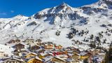 Blick auf das österreichische Skigebiet Obertauern.