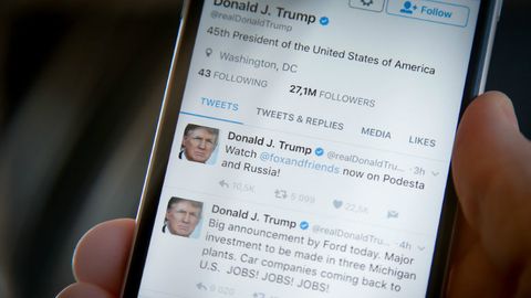 Mit seinen Tweets provozierte Donald Trump