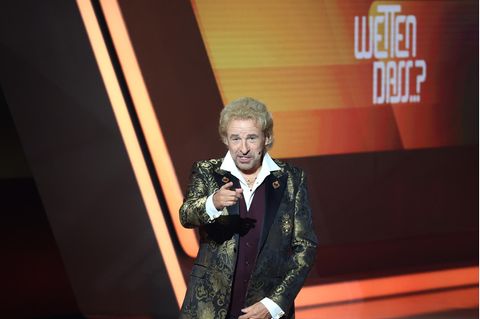 Thomas Gottschalk moderiert "Wetten, dass ..?"