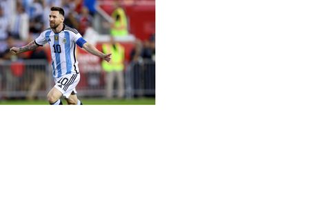 Superstar Lionel Messi beim Torjubel