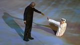 Morgan Freeman und Ghanim al Muftah