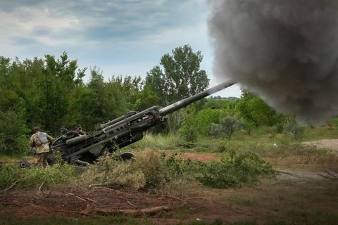 Die USA schickten eine große Zahl von M777 Haubitzen in die Ukraine,