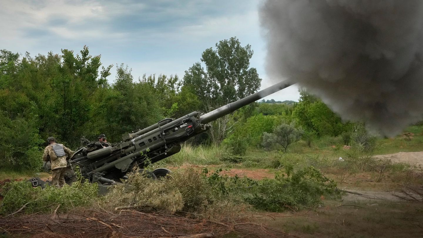 Die USA schickten eine große Zahl von M777 Haubitzen in die Ukraine,