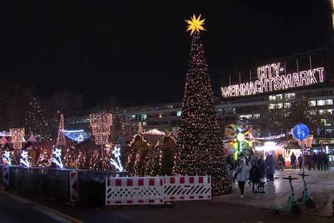 Video: Weihnachtsmarkt an der Gedächtniskirche eröffnet