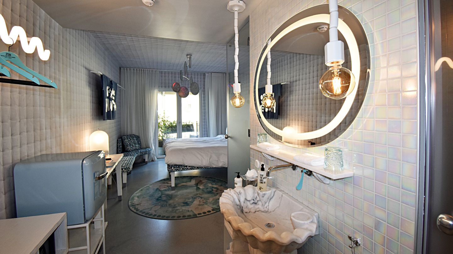 25hours Hotel Florenz Paradiso Zimmer