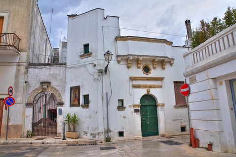 Das italienische Städtchen Presicce in Apulien