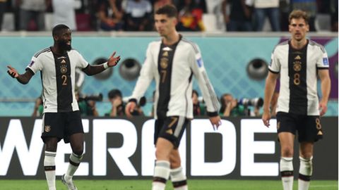 Antonio Rüdiger,  Kai Havertz und Joshua Kimmich
