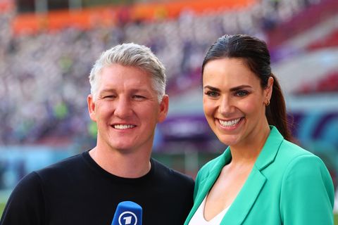 Bastian Schweinsteiger wirkte an der Seite von Esther Sedlaczek um einiges besser durchblutet als neulich neben Jessy Wellmer