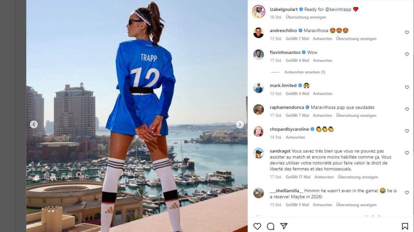 Today’s People: At least Izabel Goulart is having fun in Qatar