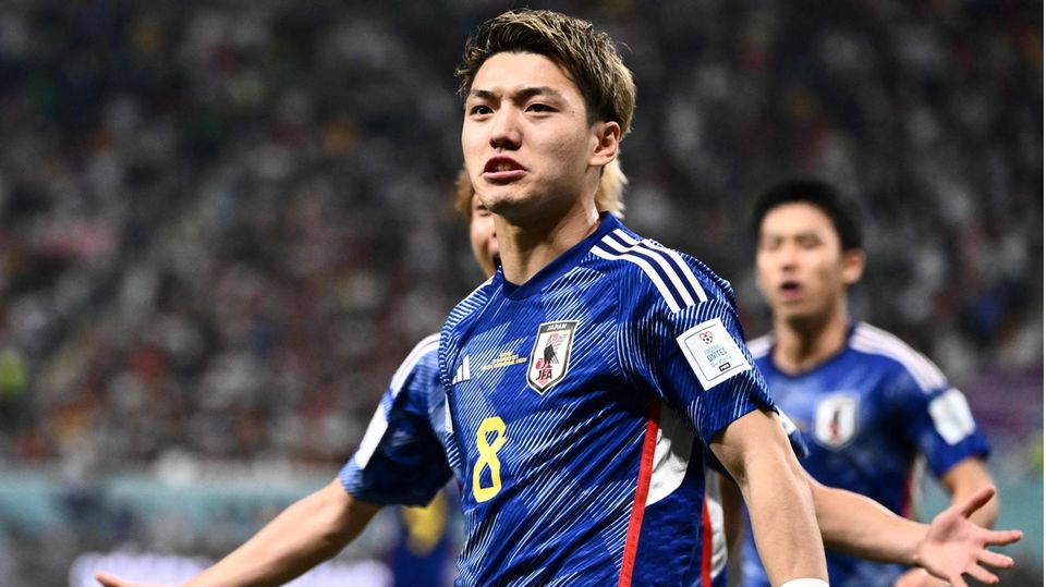 Wenn er nicht WM spielt, jubelt er für den SC Freiburg: Ritsu Doan, einer von Japans Torschützen gegen Deutschland