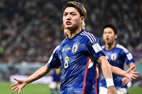 Wenn er nicht WM spielt, jubelt er für den SC Freiburg: Ritsu Doan, einer von Japans Torschützen gegen Deutschland