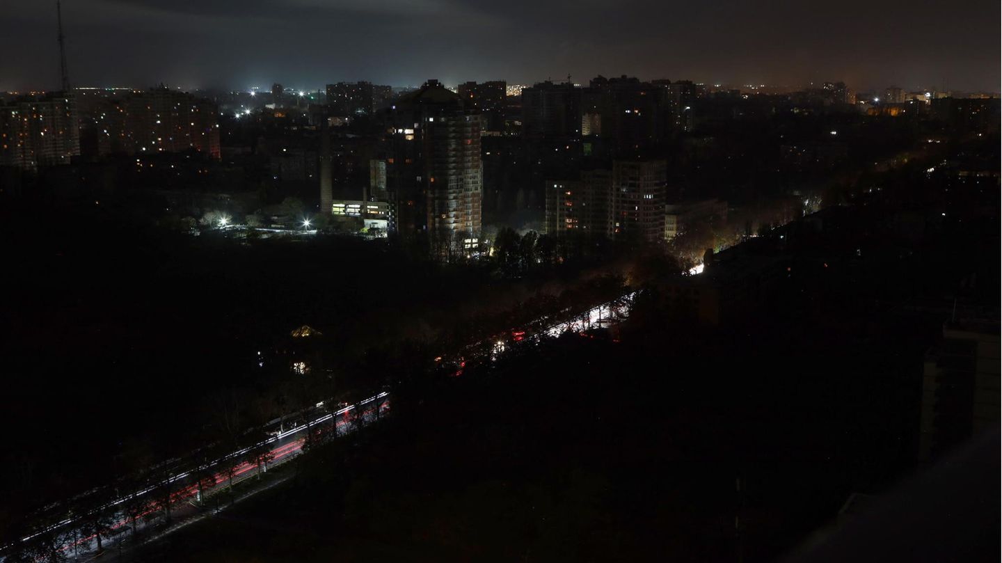 Odessa ohne Strom