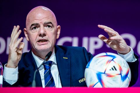 Fifa-Präsident Gianni Infantino spricht auf einer Pressekonferenz