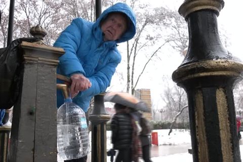 Video: Schlechte Versorgungslage in der Ukraine