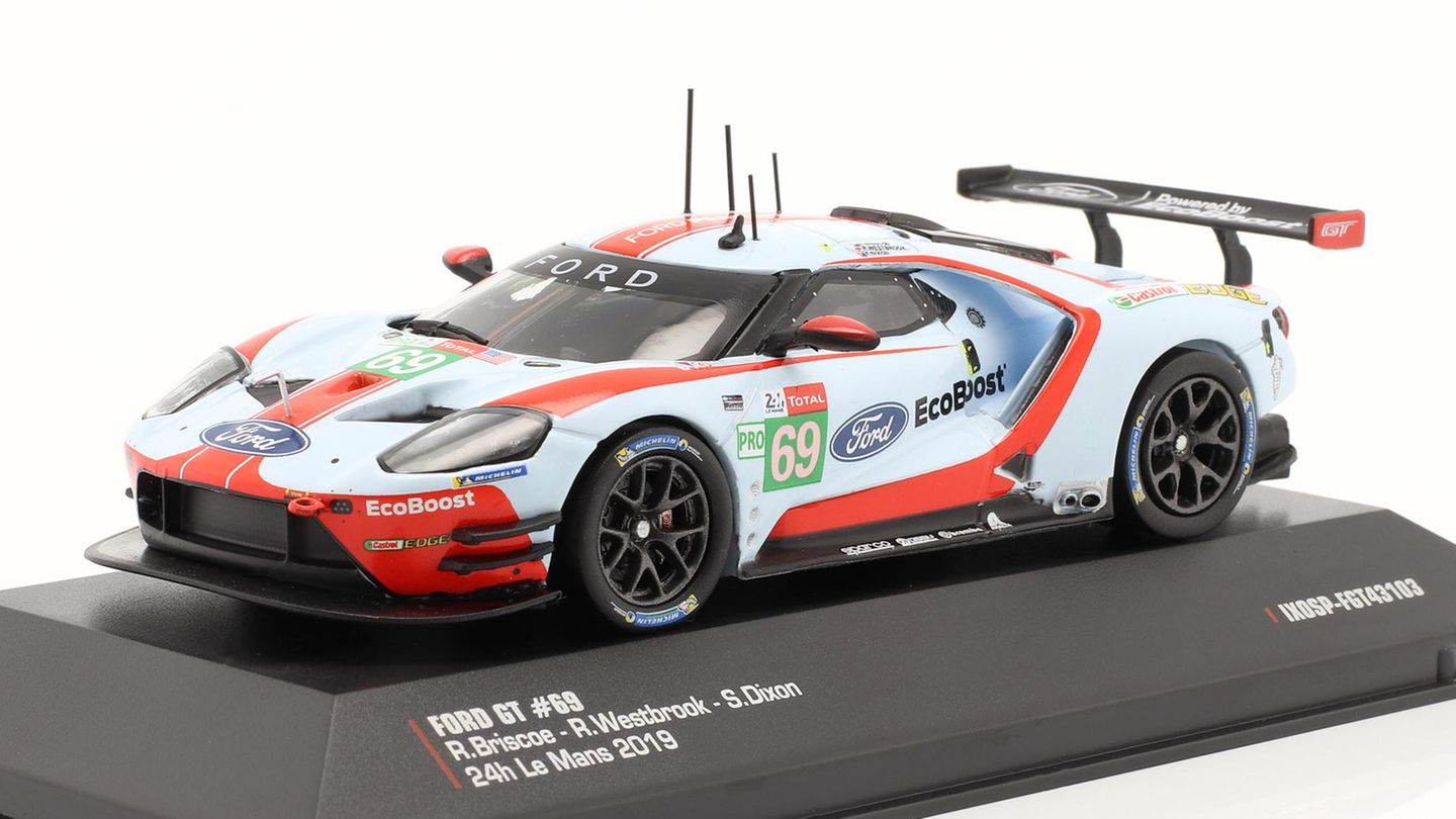 Sieger Kategorie E Sammeln: 1:43 Großserie aktuell  `19 Ford GT LM „Briscoe“  CK-Modelcars Preis: 34,95 Euro