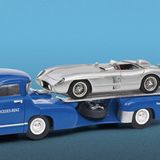 Sieger Kategorie F  Sammeln: 1:43 Nutzfahrzeuge  Mercedes „Blaues Wunder“ & 300 SLR  Schuco/Spark, Preis: 119,99 Euro