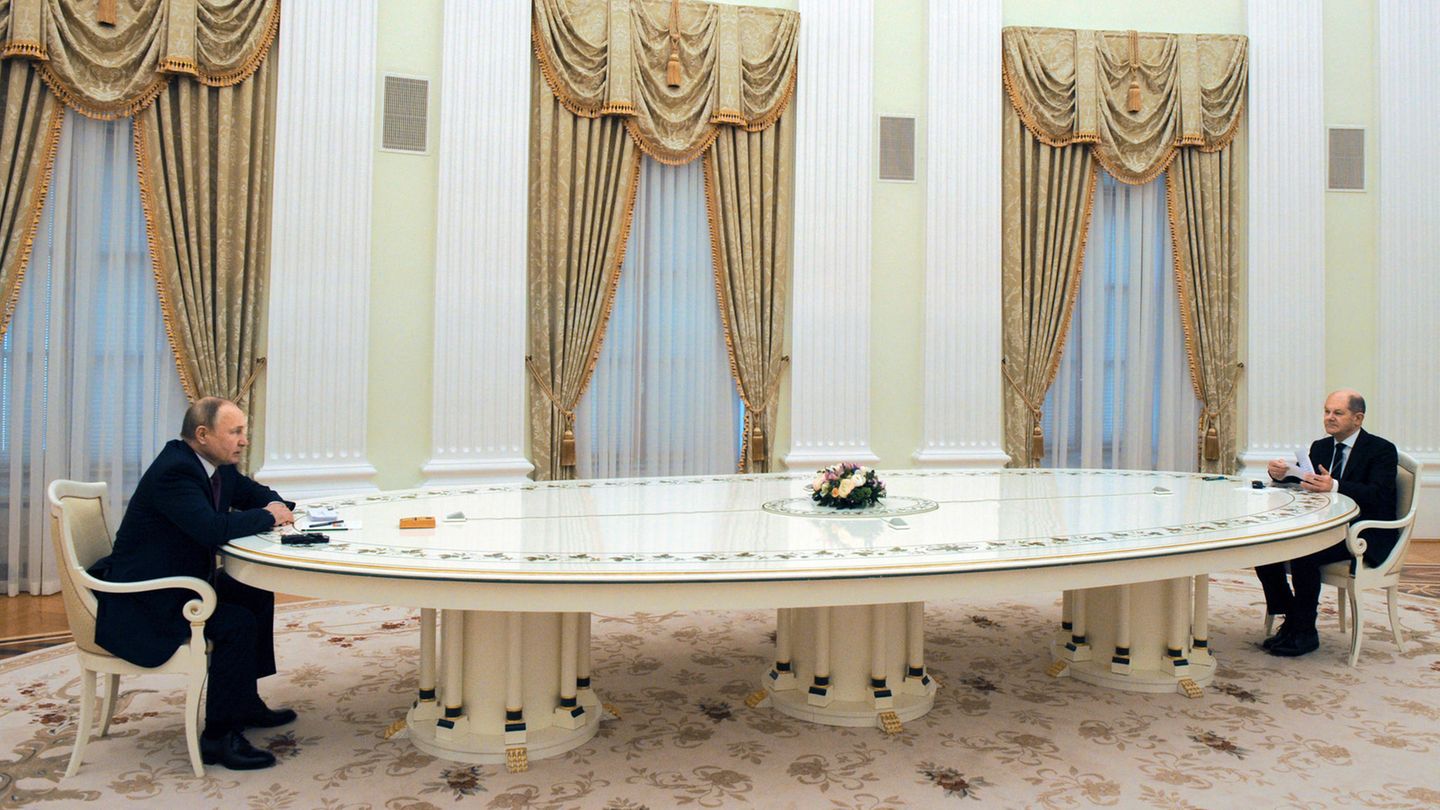 Wladimir Putin Olaf Scholz