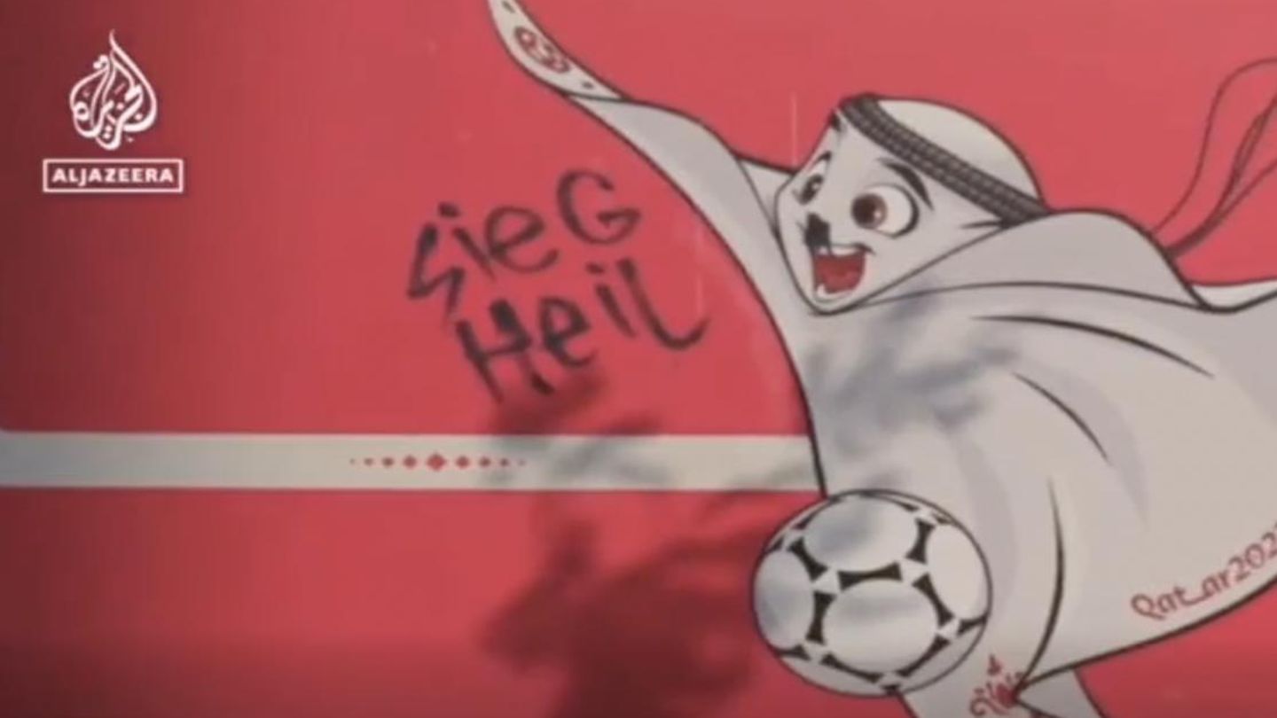 La'eeb, das Maskottchen der Fußball-WM 2022