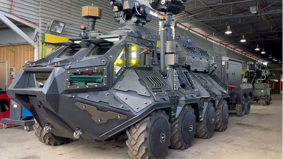 Das Panzerfahrzeug Minotaurus soll Drohnen eliminieren können