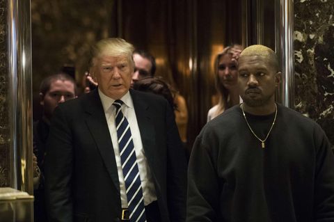 Donald Trump und Kanye West bei einem gemeinsamen Auftritt