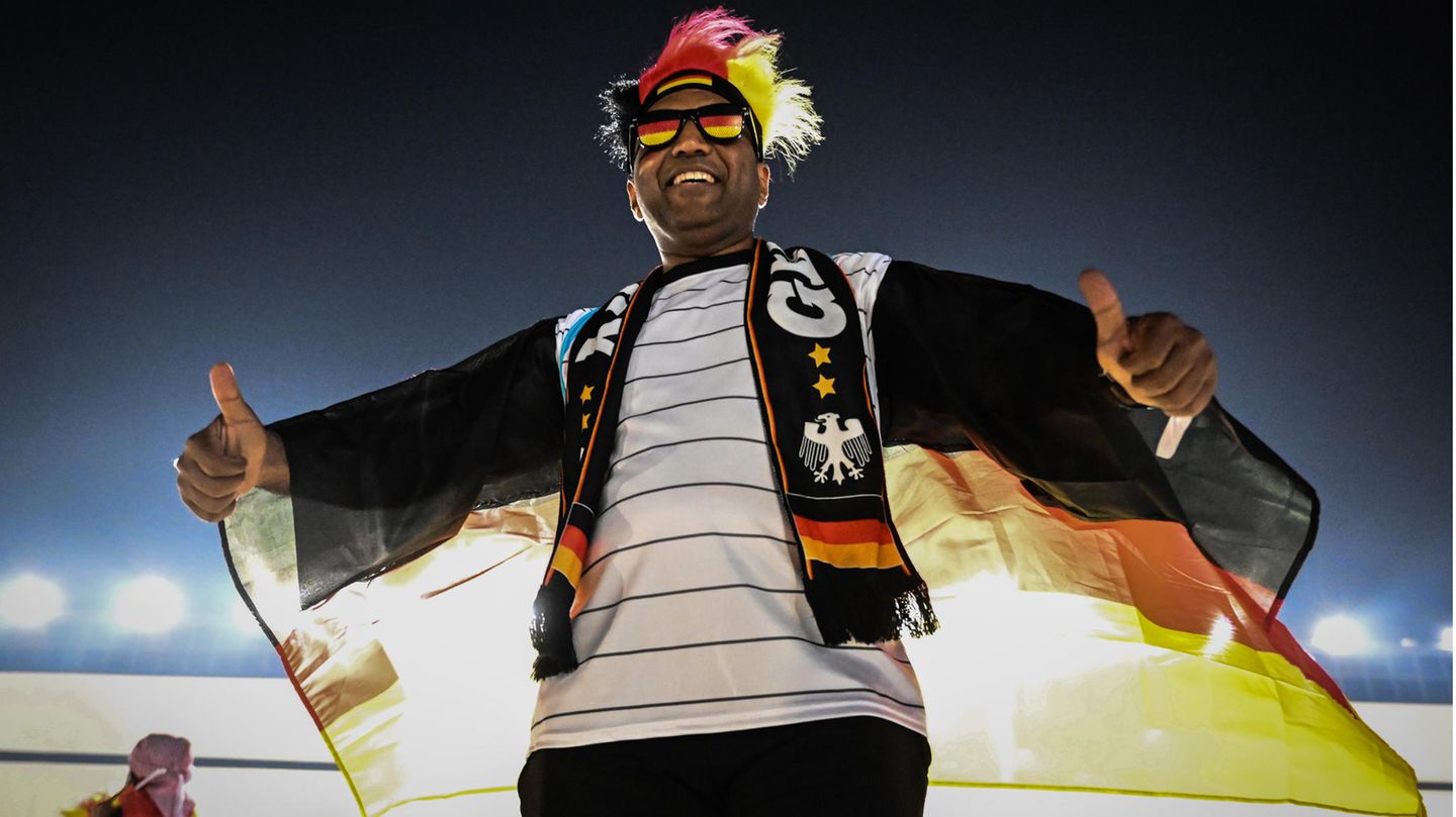 Dieser Deutschland-Fan scheint noch Hoffnungen für die WM 2022 zu haben