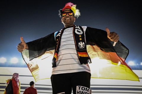Dieser Deutschland-Fan scheint noch Hoffnungen für die WM 2022 zu haben