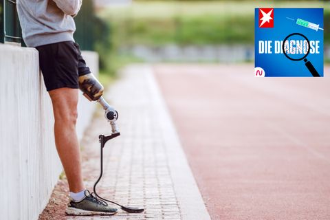 Ein junger Mann hat seit Jahren ein seltsam verändertes Bein und häufiger Blutvergiftungen. Die Ursache ist sehr selten. 