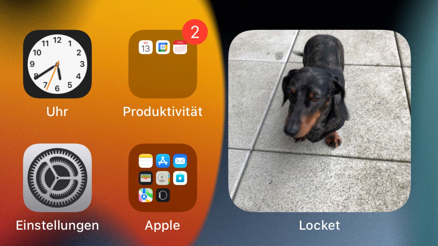 Sonder-Kategorie Kultureller Einfluss: Locket Widget  In der App "Locket" findet eine ganz eigene Art der sozialen Interaktion statt. Bilder werden nicht in einer eigenen App gepostet, sondern erscheinen einfach auf dem Homescreen der ausgewählten Freunde und Familie. So kann man sich unaufdringlich mit kleinen Alltagsmomenten auf Stand halten.